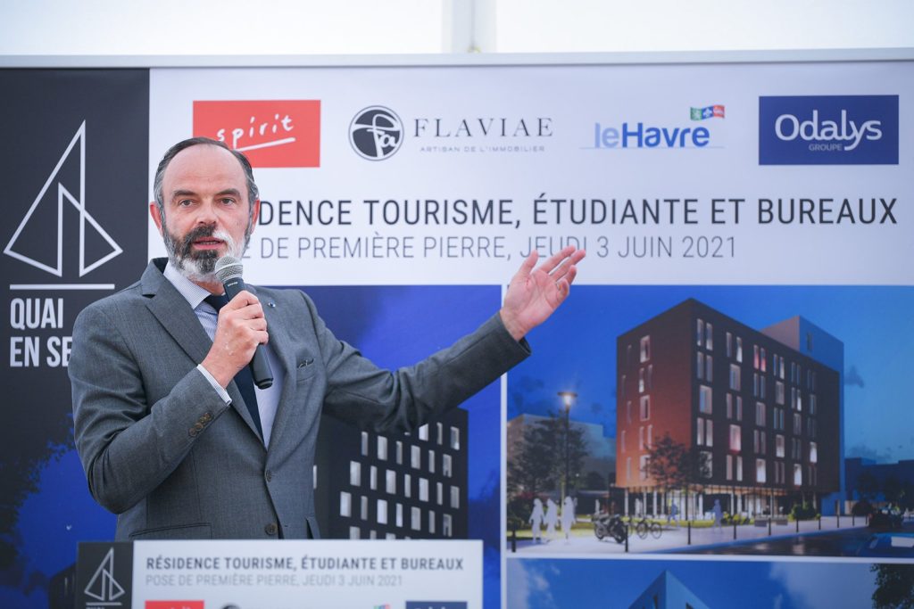 Organisation d’évènement : pose de première pierre « Quai en Seine – Le Havre » en présence d’Édouard Philippe